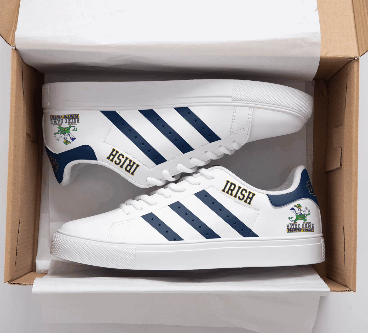 Notre Dame Fighting Irish Stan Smith Shoes 1 Notre Dame Fighting Irish Stan Smith Shoes