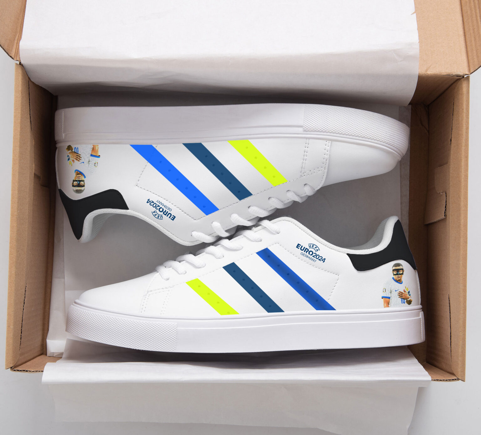 Kylian Mbappé Uefa Euro 2024 Stan Smith Shoes 1 1 Kylian Mbappé Uefa Euro 2024 Stan Smith Shoes 1