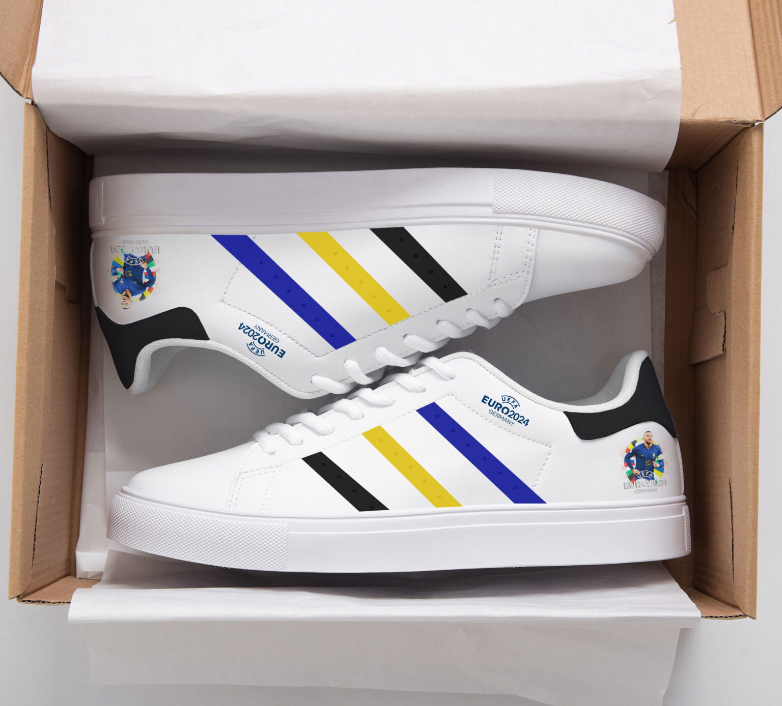 Kylian Mbappé Uefa Euro 2024 Stan Smith Shoes 3 1 Kylian Mbappé Uefa Euro 2024 Stan Smith Shoes 3