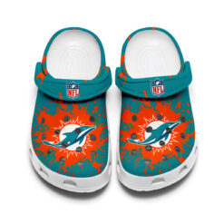 Miami Dolphins Soft Clogs