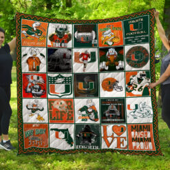 Miami Hurricanes Lover Quilt