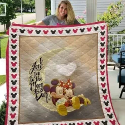 Mickey Love Minnie Quilt