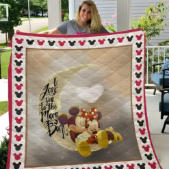 Mickey Love Minnie Quilt