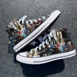 U 2 Band High Top Shoes