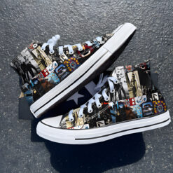 U 2 Band High Top Shoes