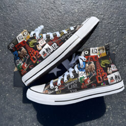 U 2 Band High Top Shoes