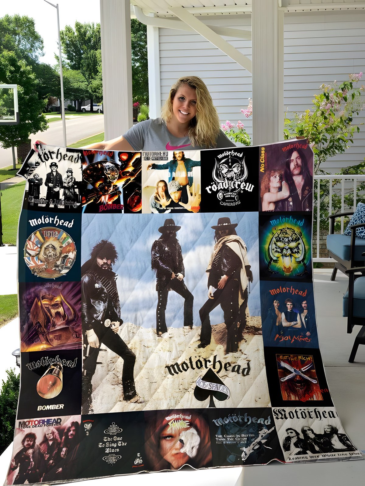 Motorhead Band Quilt