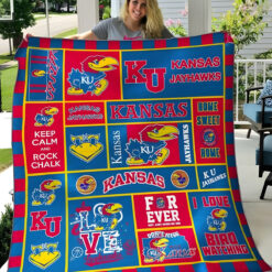 Kansas Jayhawks 2 Quilt