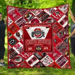 The Ohio State Buckeyes Lover Quilt