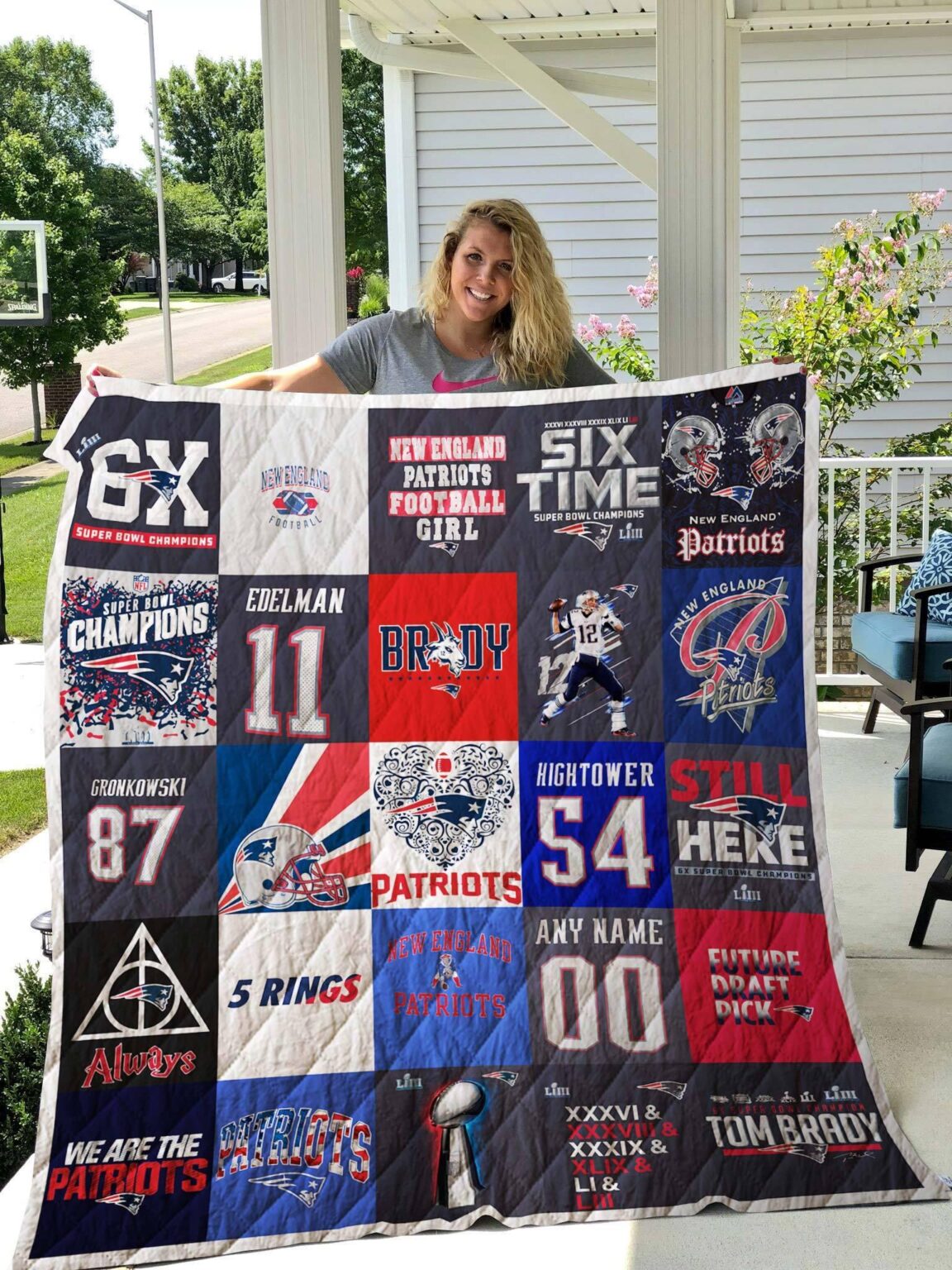 New England Patriots Quilt 1 New England Patriots Quilt