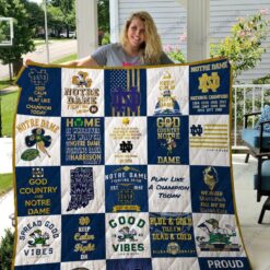 Notre Dame Fighting Irish 1 Quilt