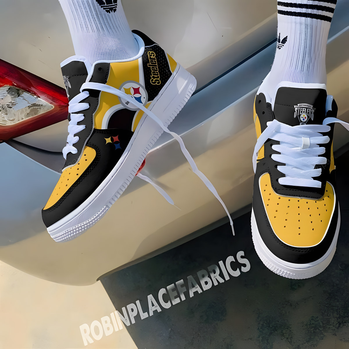 Pittsburgh Steeler G 01 Air Force Shoes