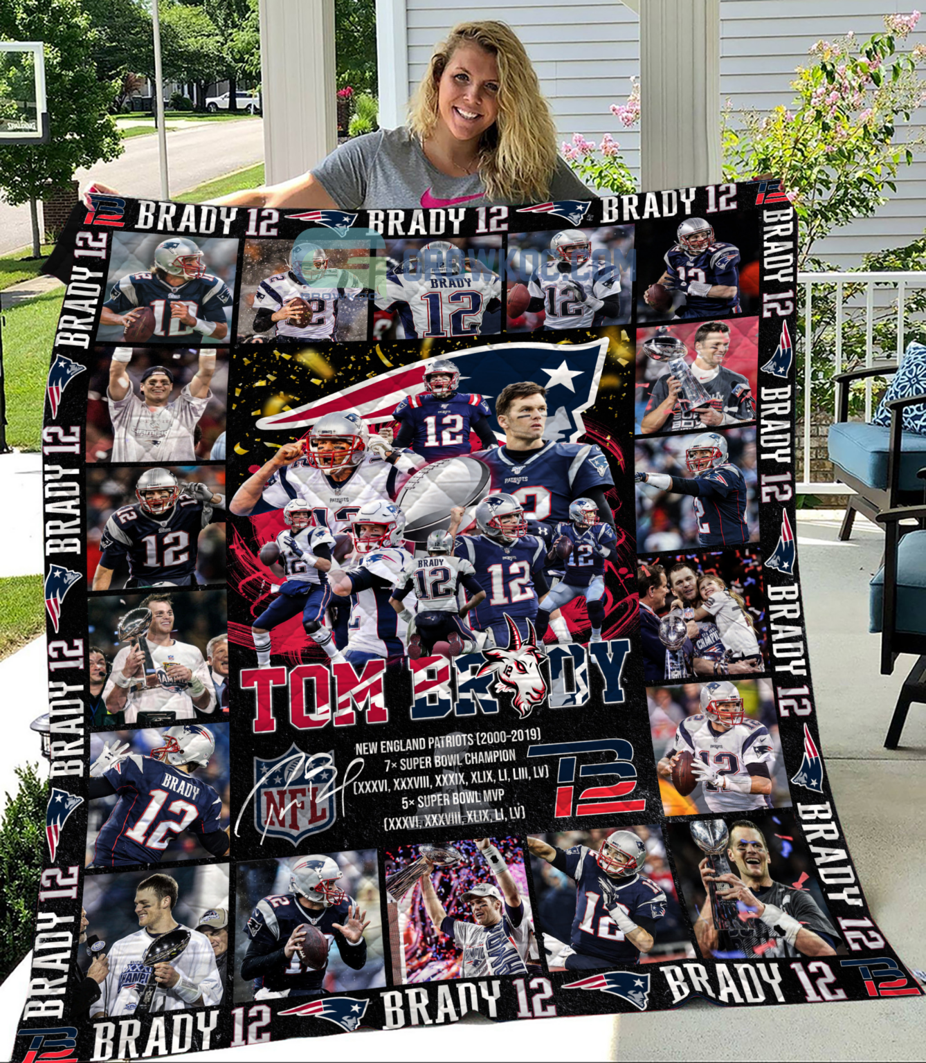 Tom Brady 2 Quilt 1 Tom Brady 2 Quilt