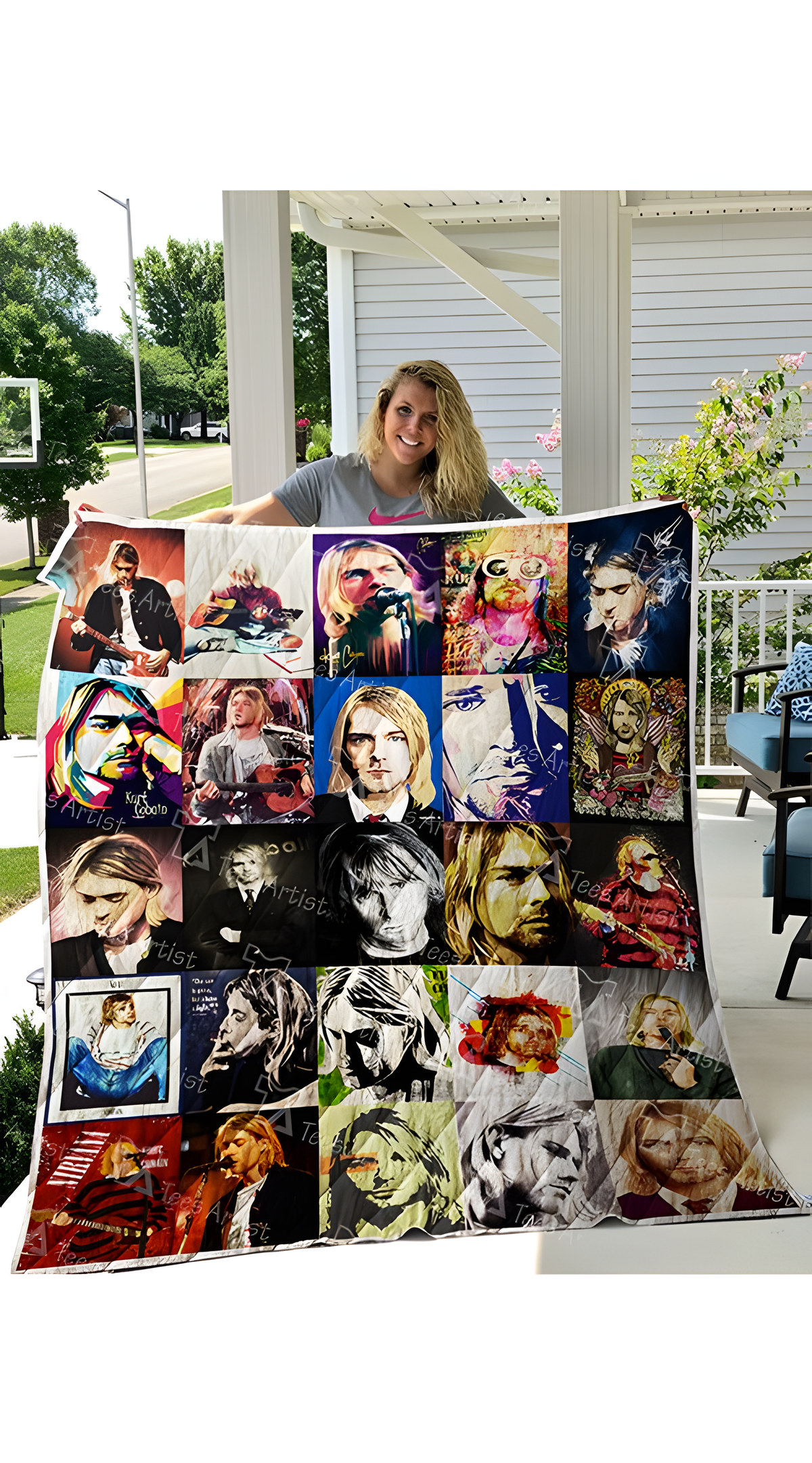 Kurt Cobain Quilt