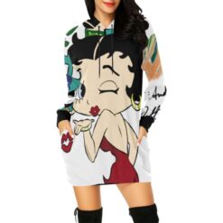 Betty Boop Hoodie Dress 3D