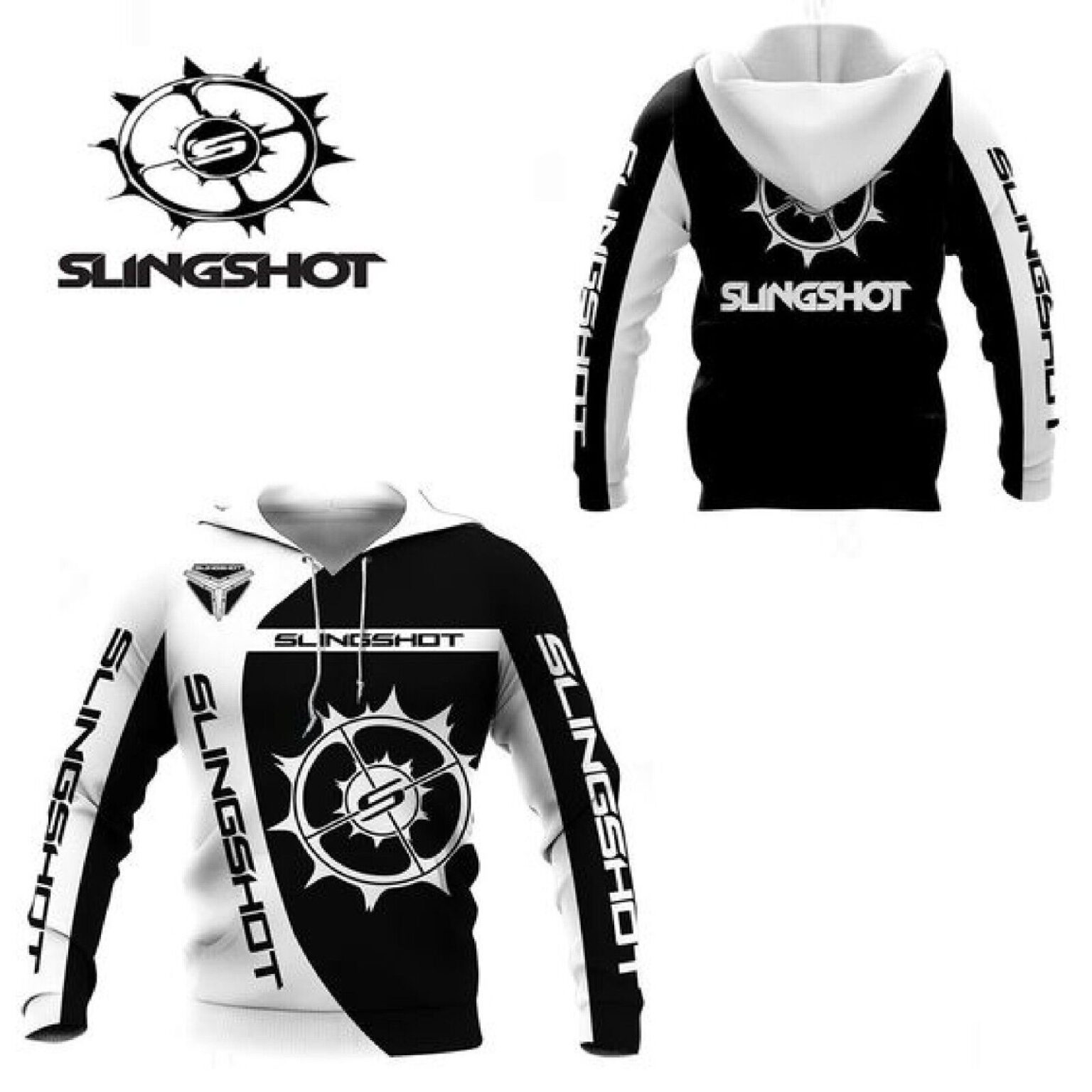 Polaris Slingshot Zip Hoodie 3D 1 Polaris Slingshot Zip Hoodie 3D