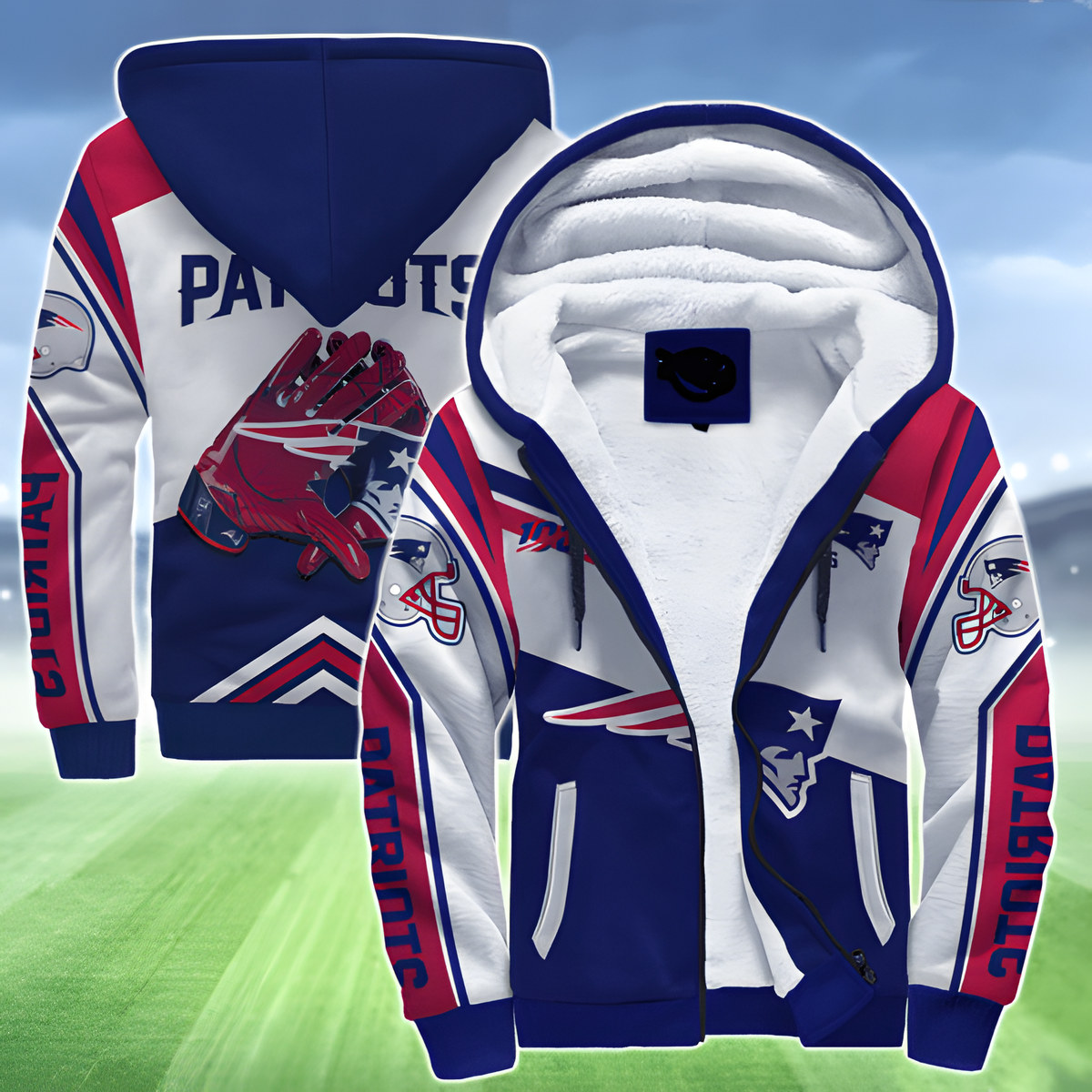 New England Patriots 01A Fleece Jacket