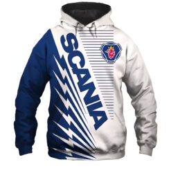 Scania Lover Blue Zip Hoodie