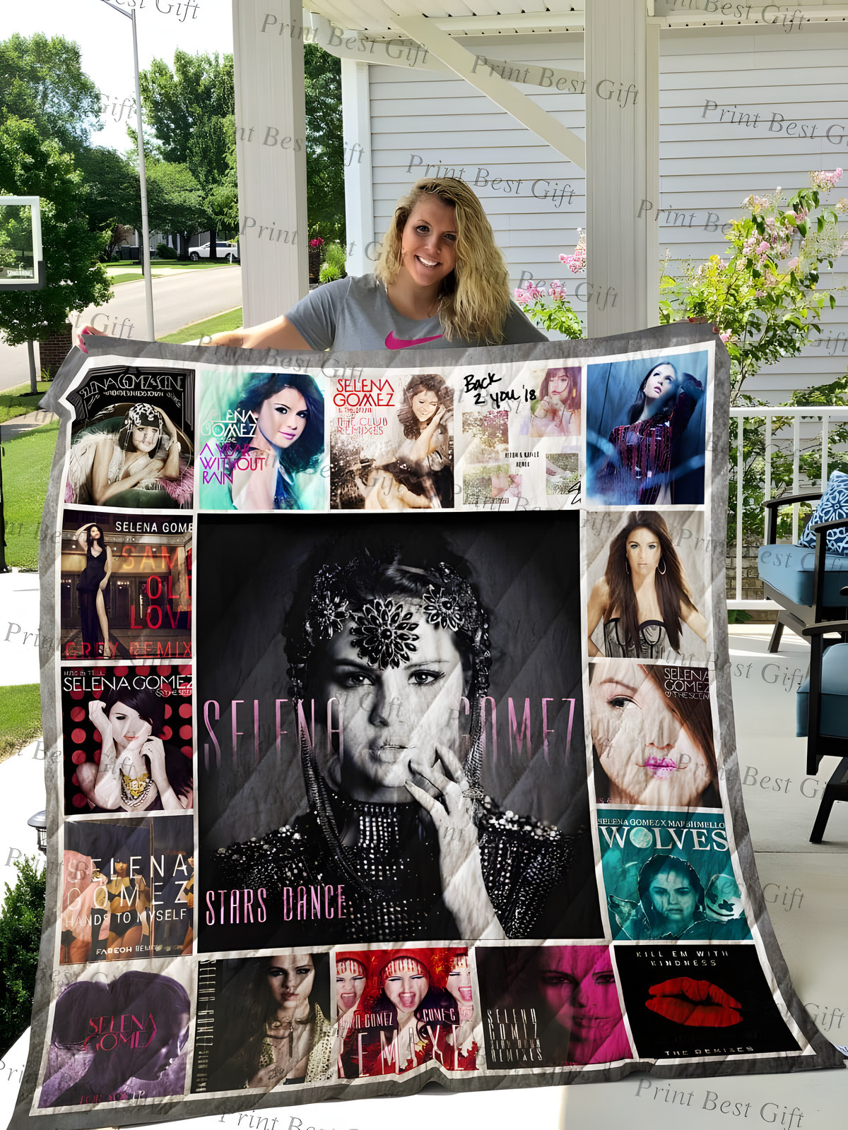 Selena Gomez 1 Quilt