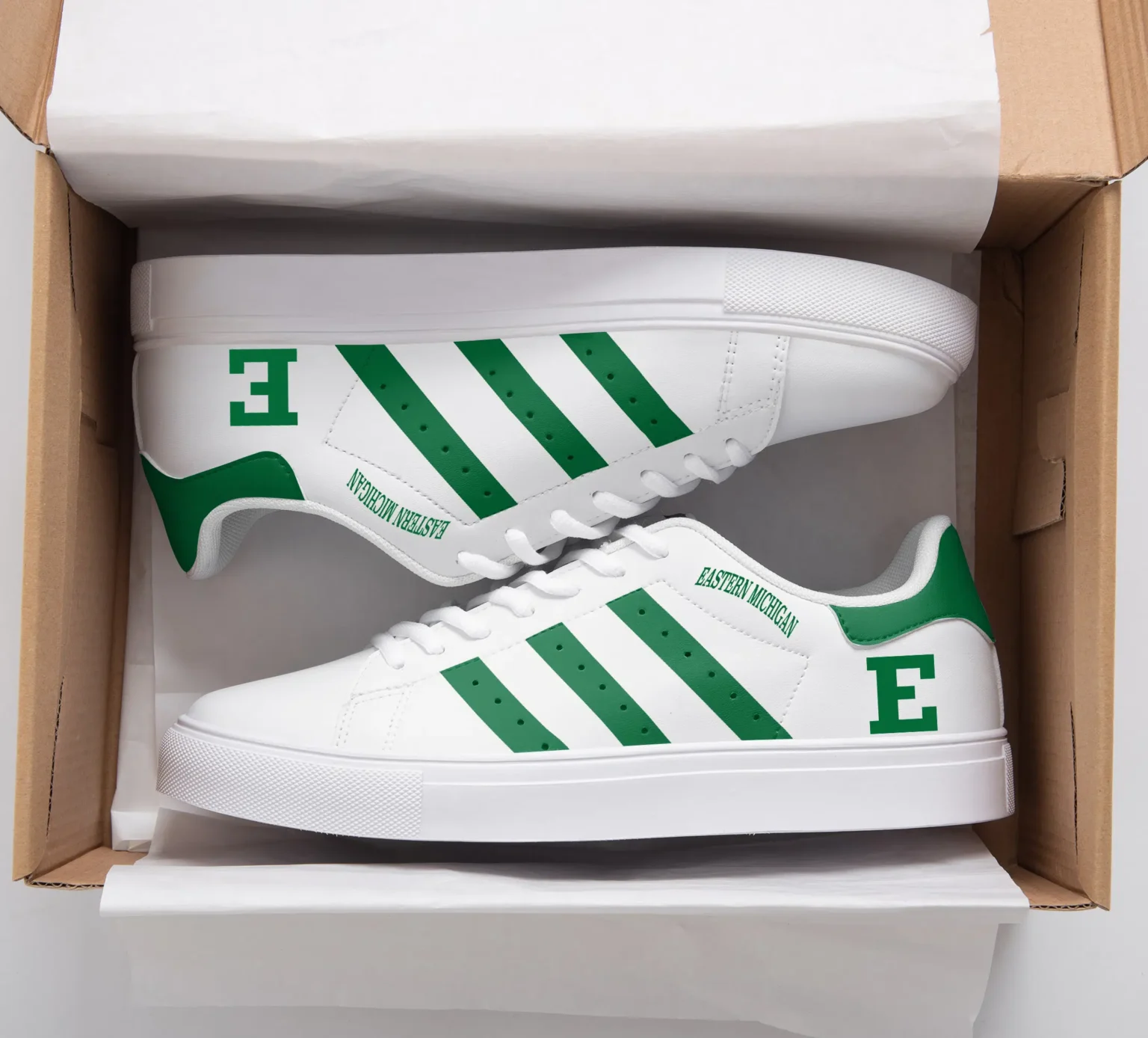 Eastern Michigan Eagles Stan Smith Shoes 1 Eastern Michigan Eagles Stan Smith Shoes