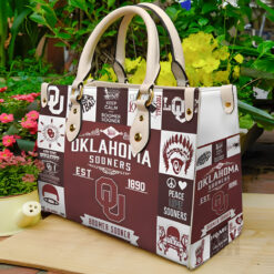 Oklahoma Sooners A 1 Leather Handbag