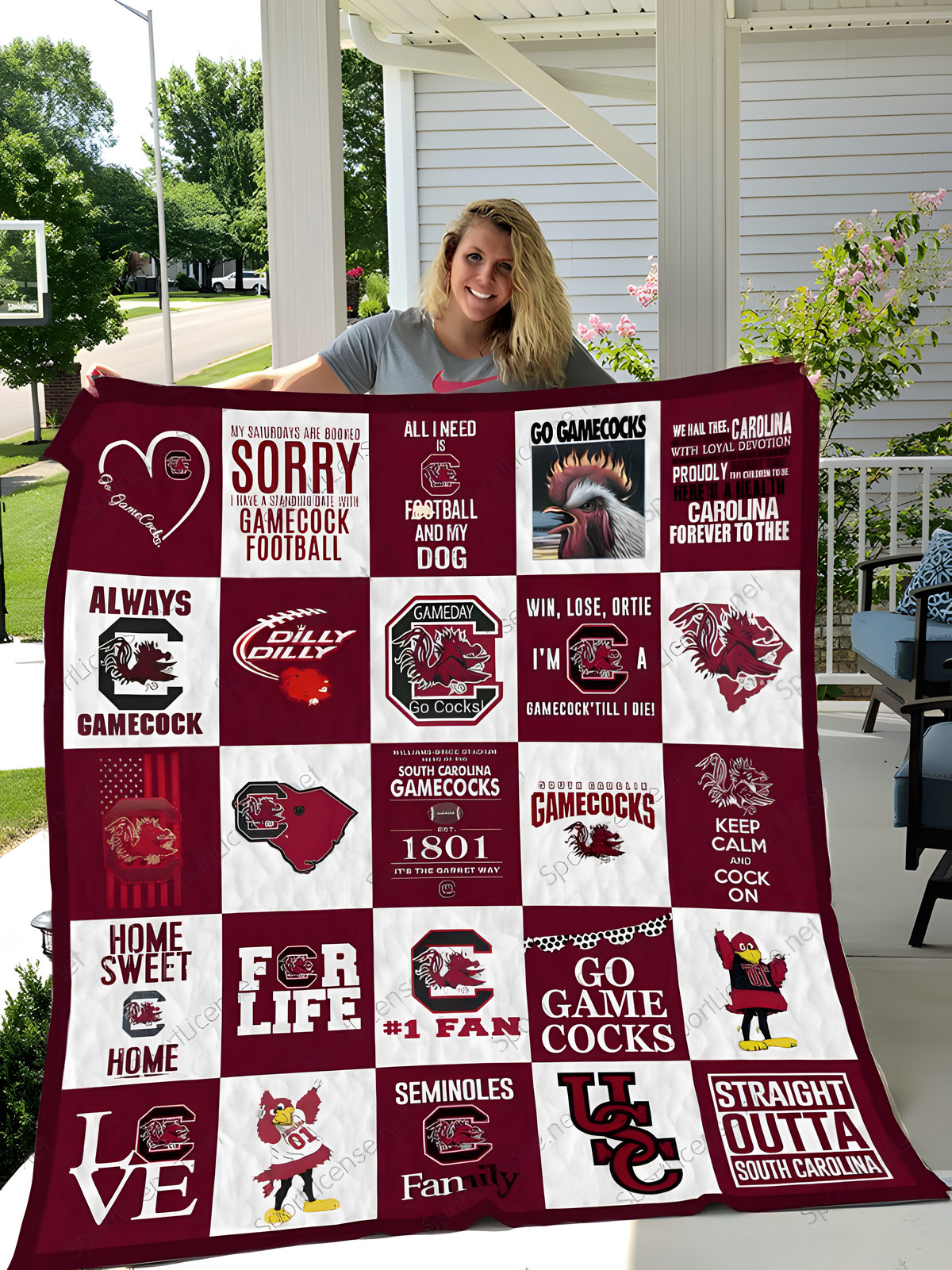 South Carolina Gamecocks Quilt