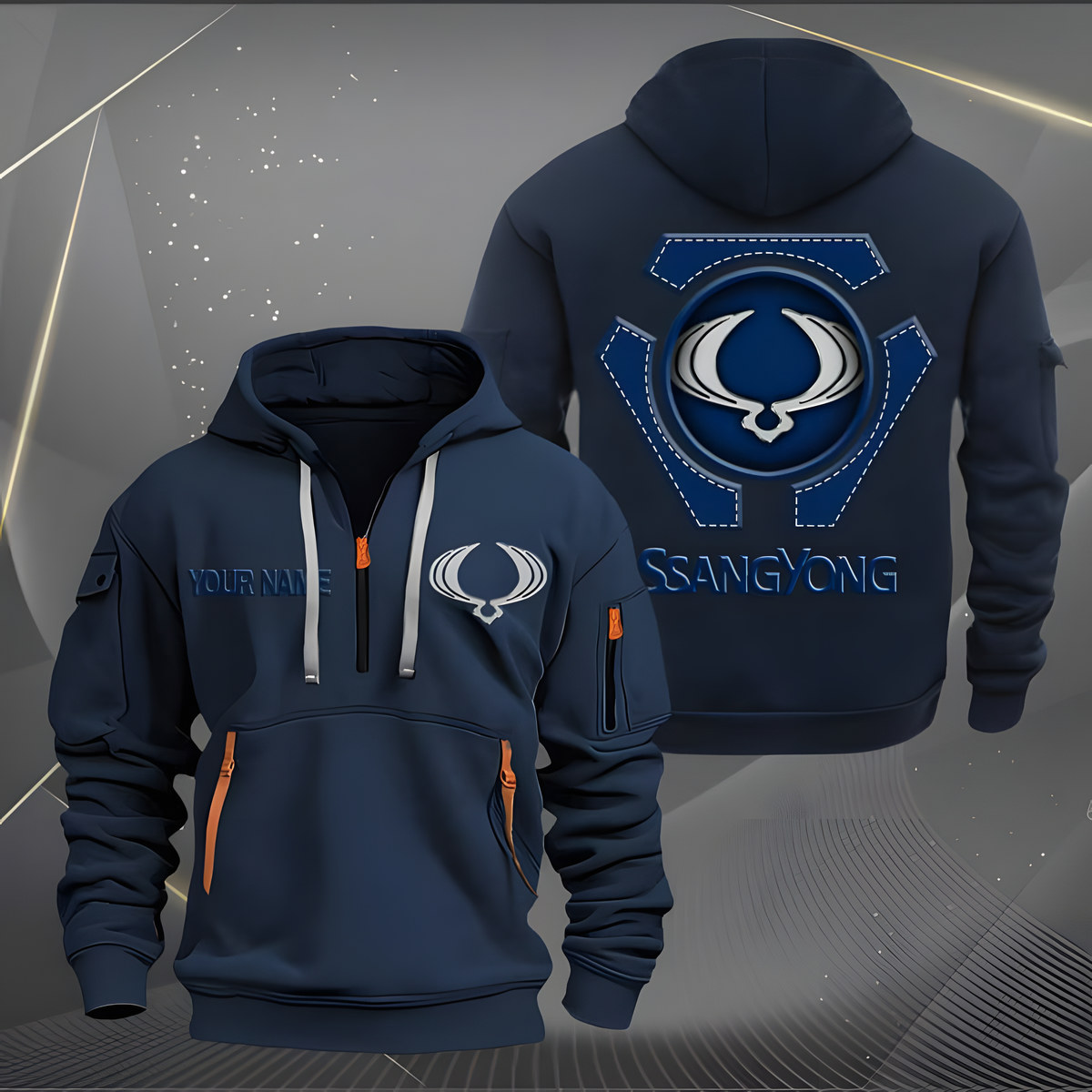 Ssangyong Hoodie Zip Hoodie 2