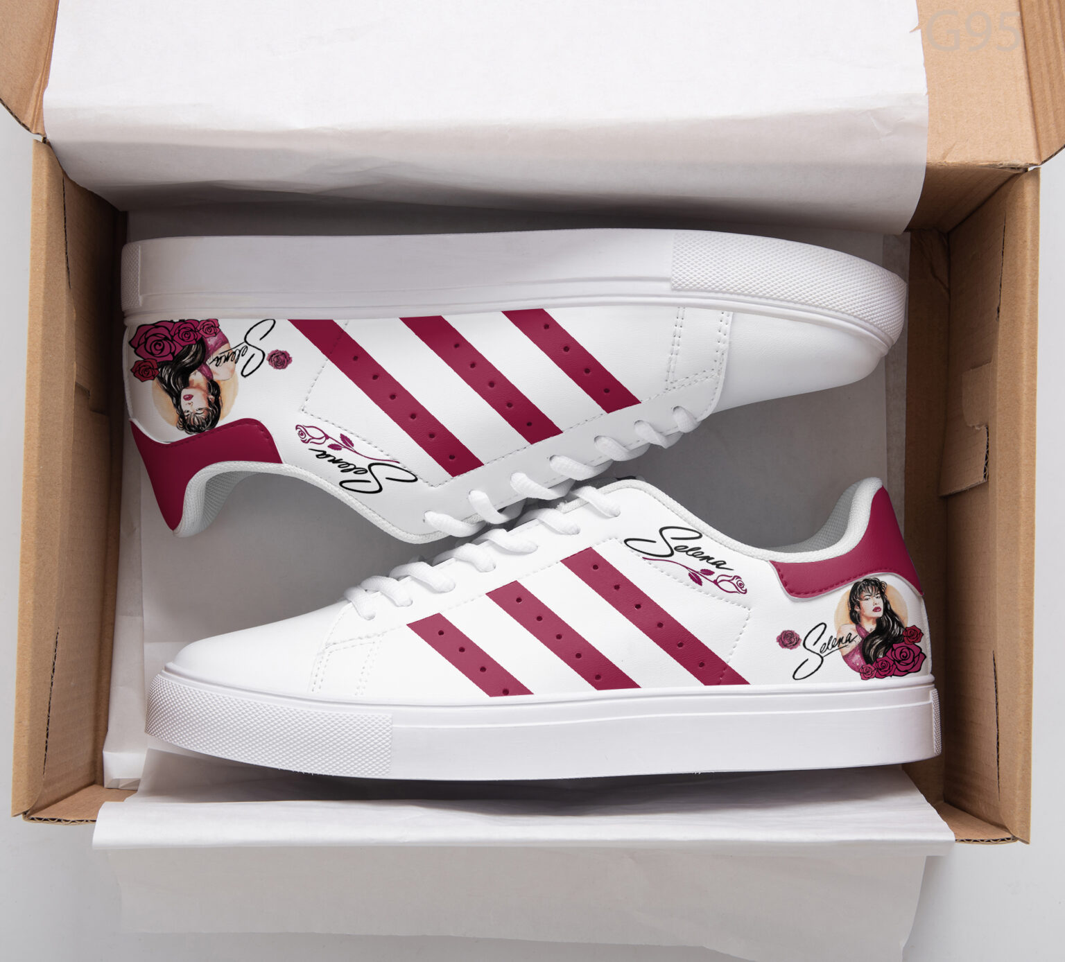 Selena Quintanilla Stan Smith Shoes 1 Selena Quintanilla Stan Smith Shoes