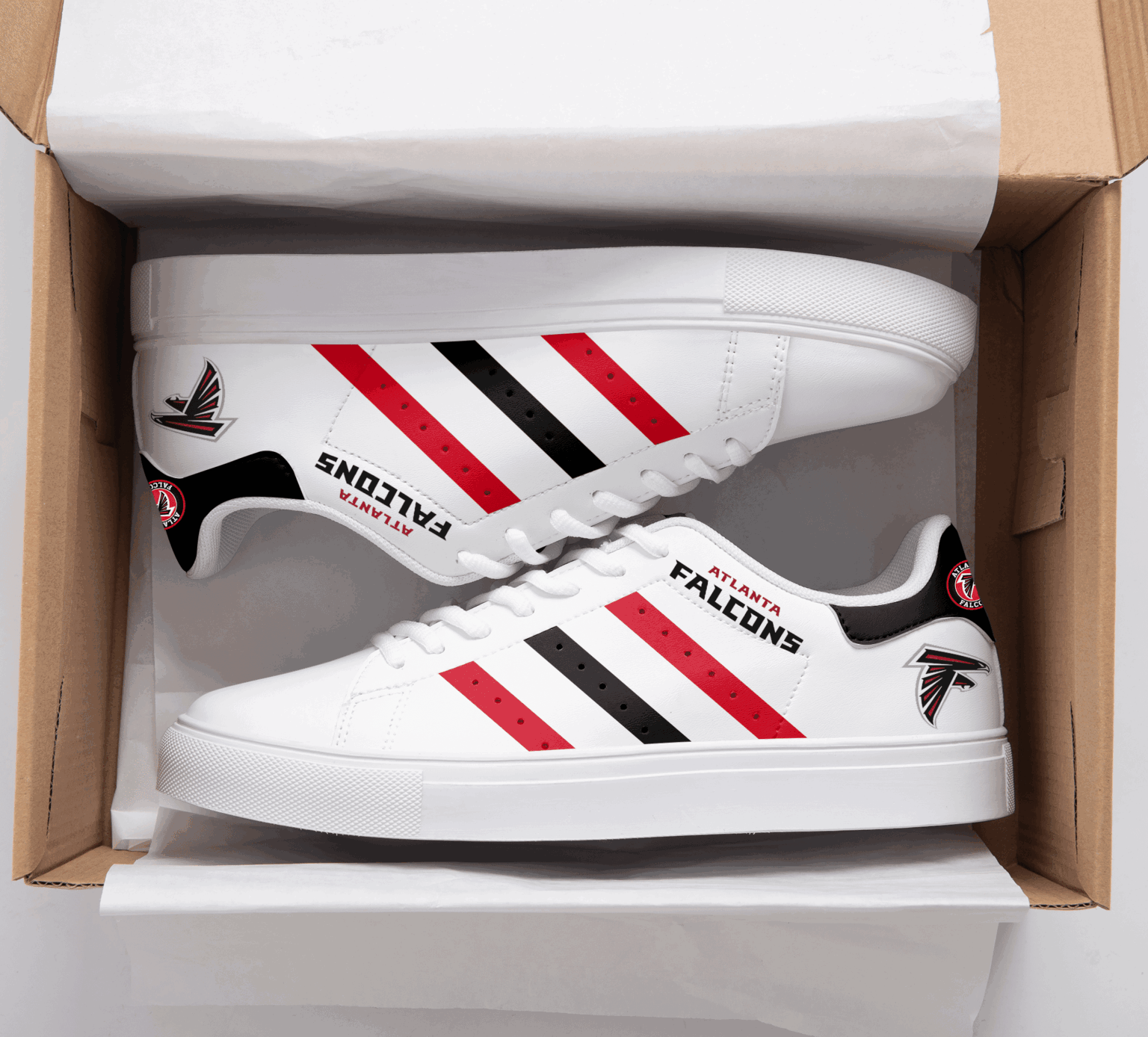 Atlanta Falcons Stan Smith Shoes 1 Atlanta Falcons Stan Smith Shoes