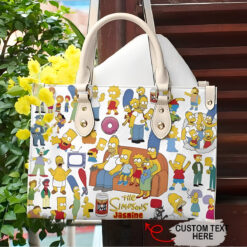 The Simpsons Hand Leather Handbag