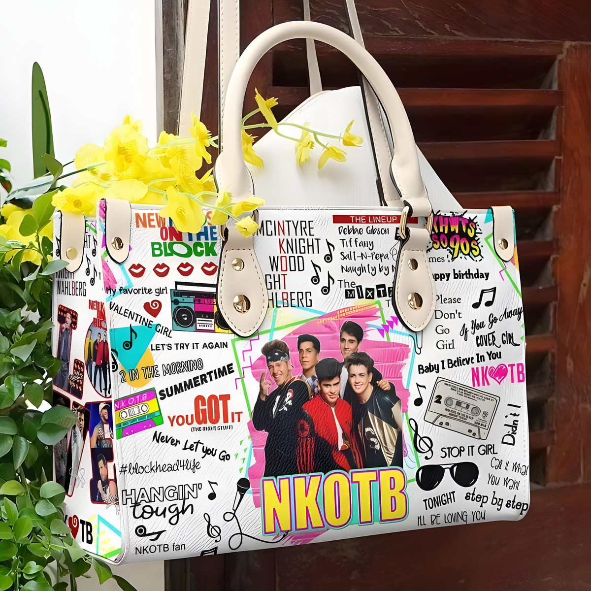 Nkotb Lover 1 Leather Handbag