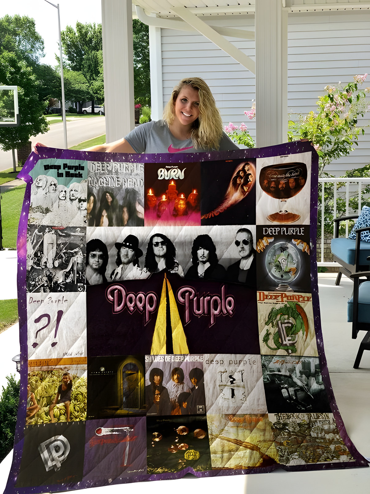 Deep Purple 2 Quilt