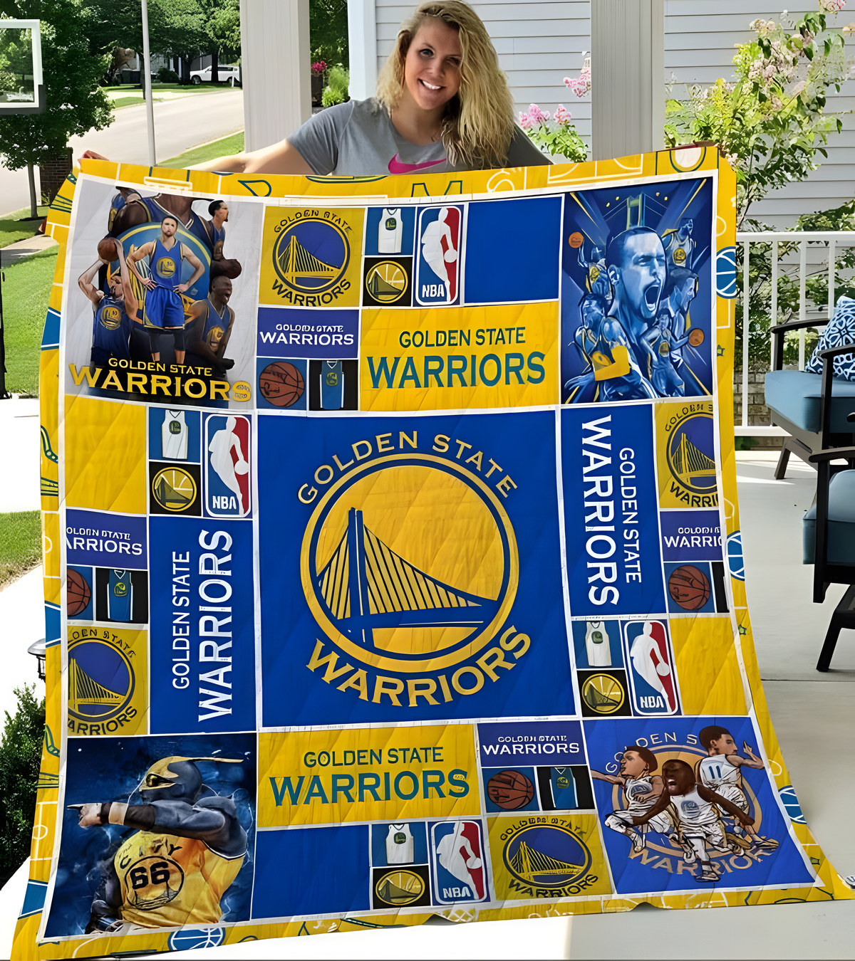 Golden State Warriors 4 Quilt