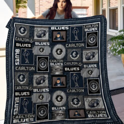 Carlton Football 1 Quilt