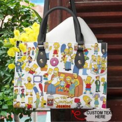 The Simpsons 1 Hand Leather Handbag