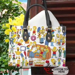 The Simpsons 1 Hand Leather Handbag