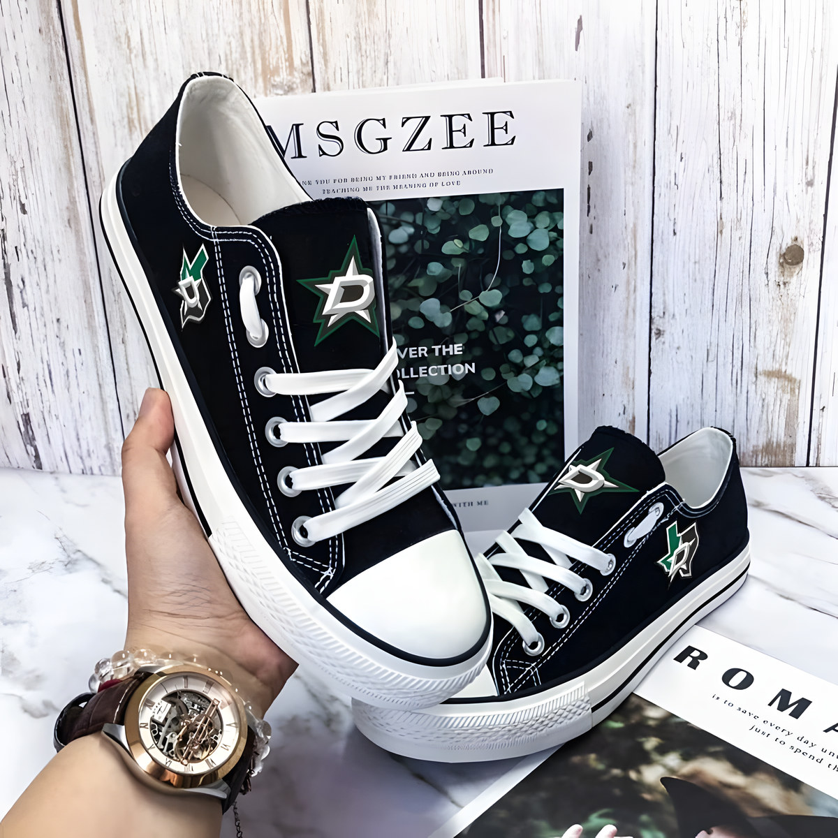 Dallas Stars Low Top Shoes