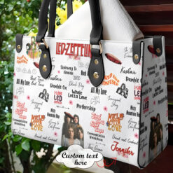Led Zeppelin 1 Hand Leather Handbag