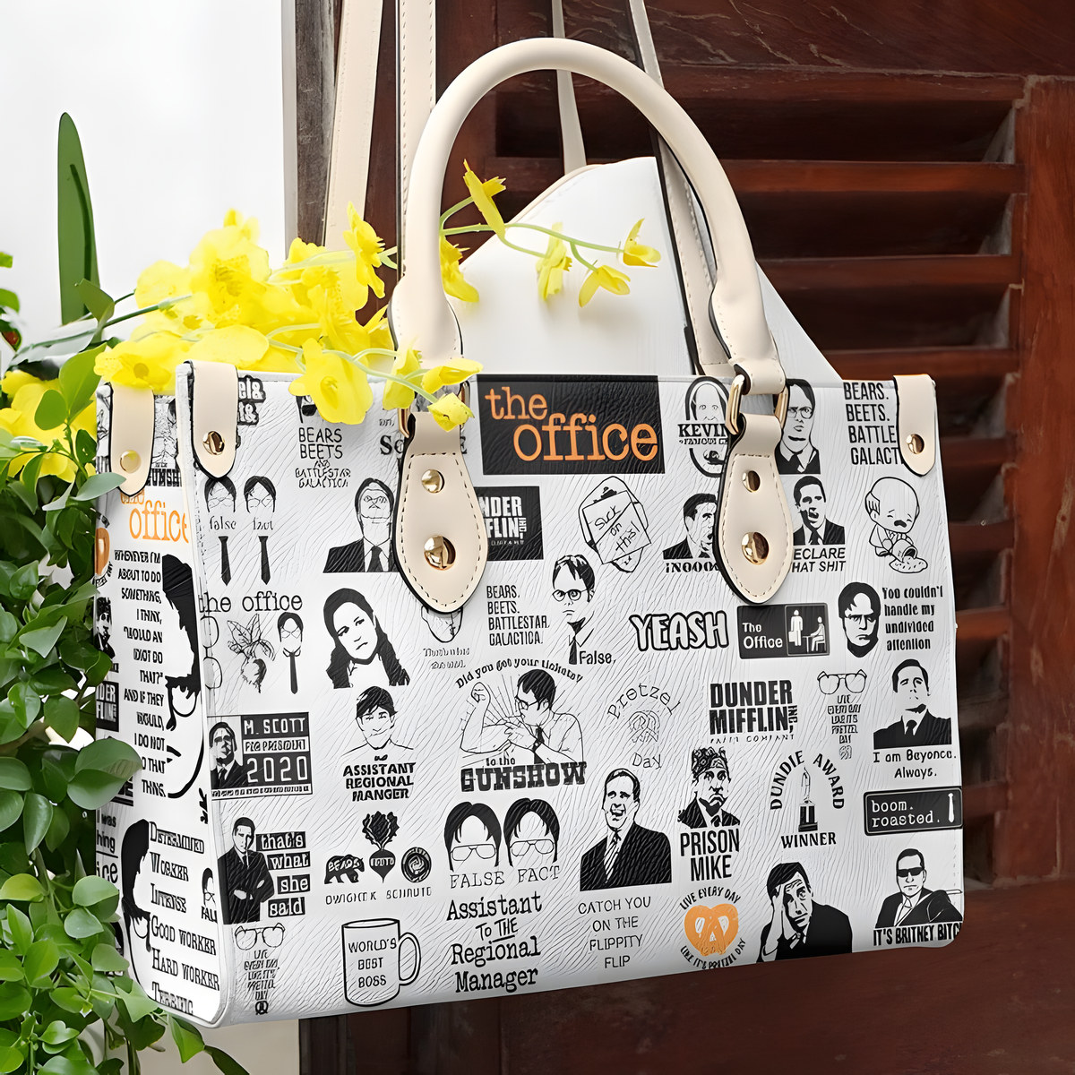 The Office A 2 Hand Leather Handbag