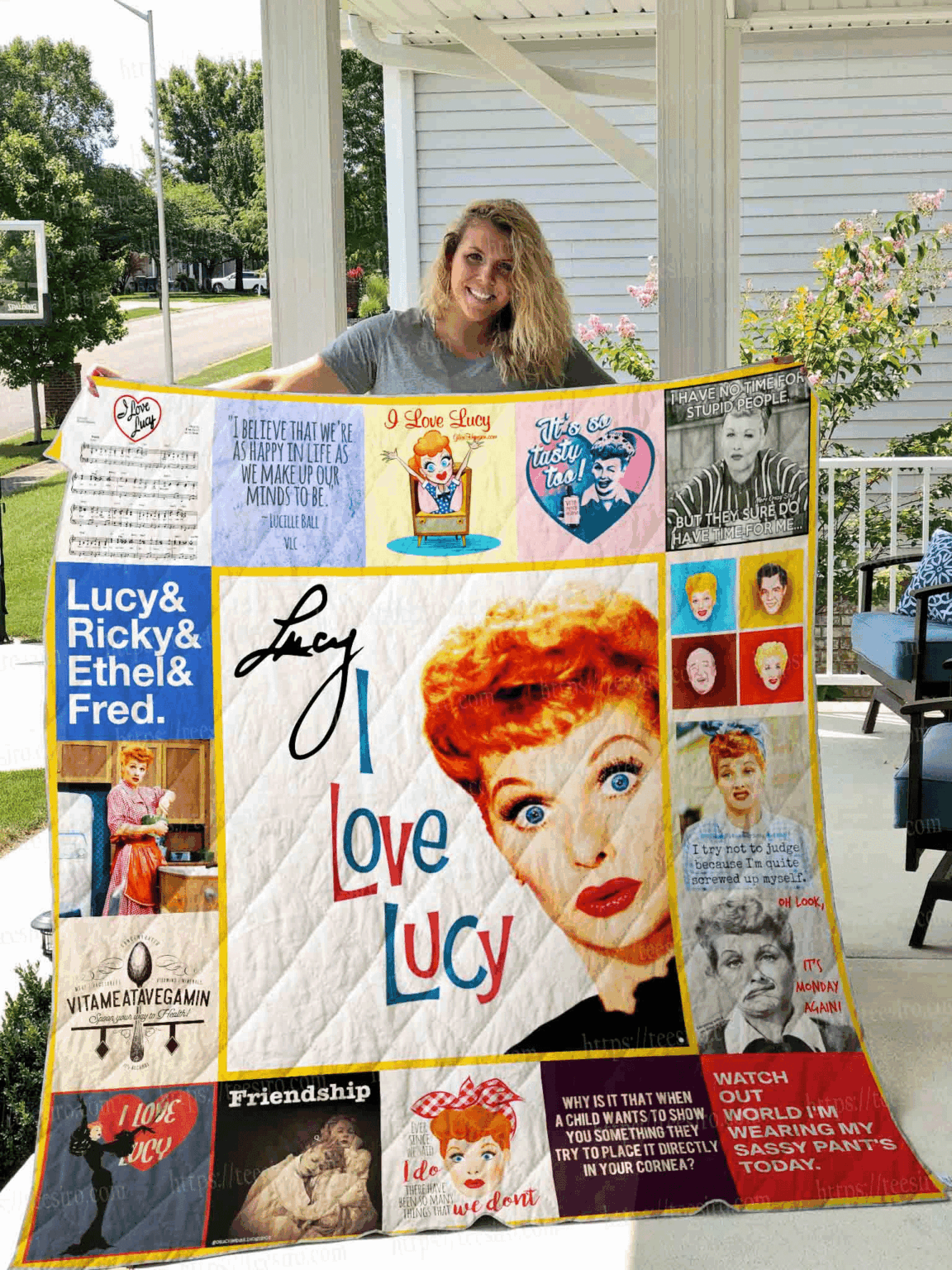 I Love Lucy 1 Quilt 1 I Love Lucy 1 Quilt