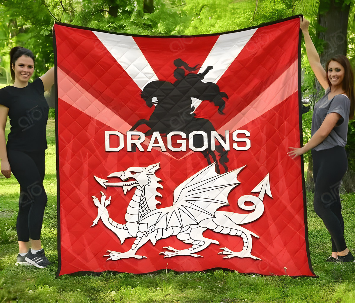 St. George Illawarra Dragons 2 Quilt