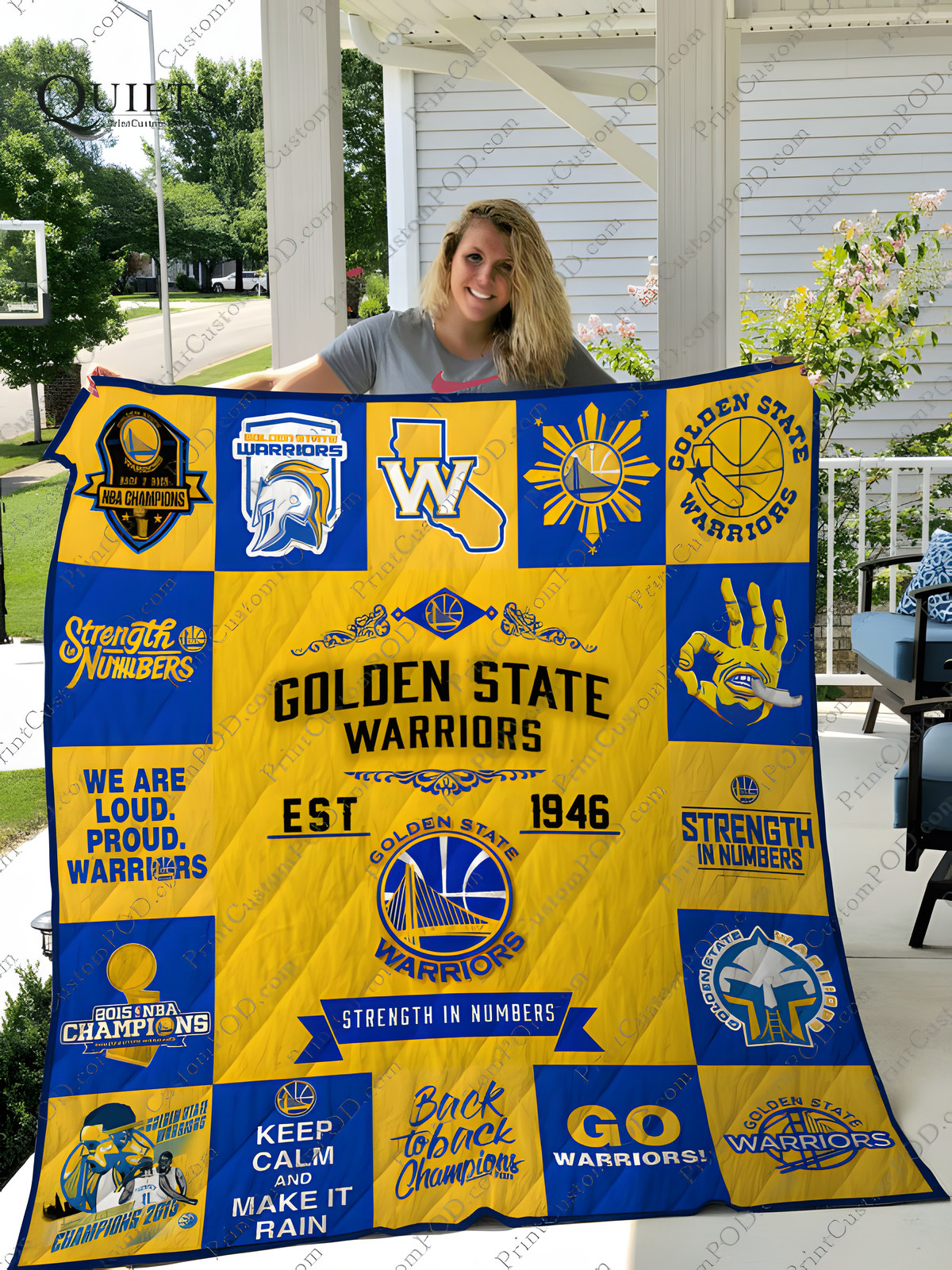 Golden State Warriors 1 Quilt
