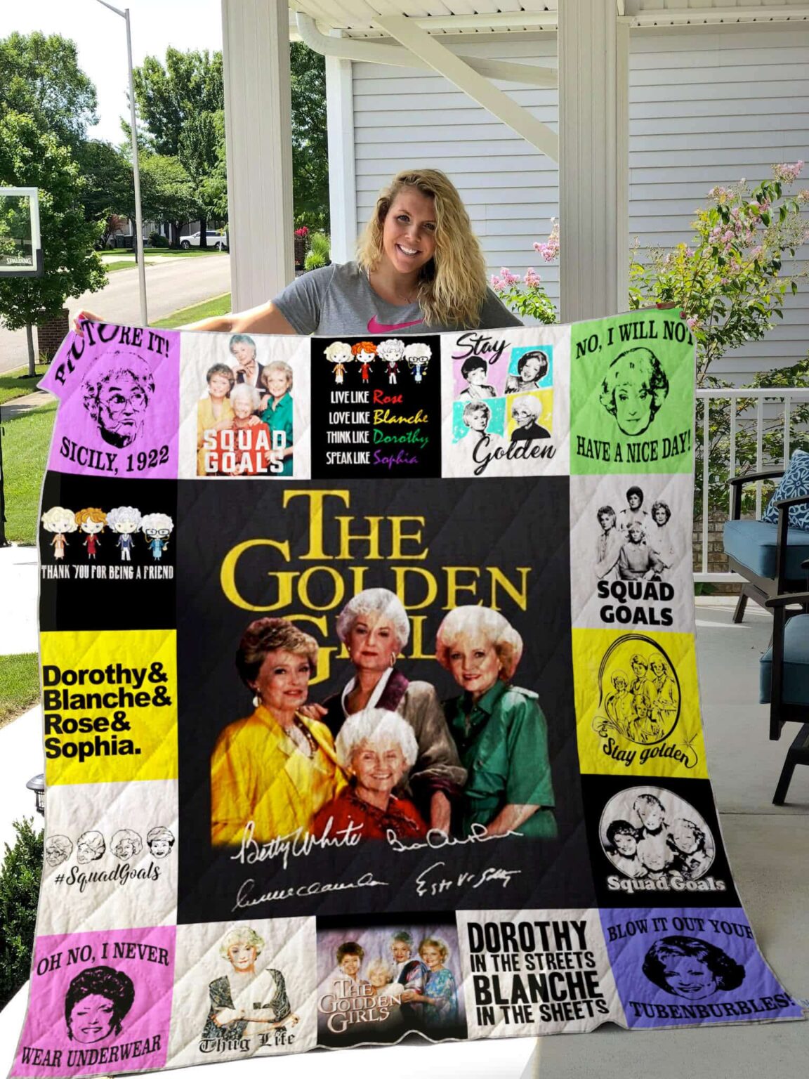The Golden Girls Quilt 1 The Golden Girls Quilt