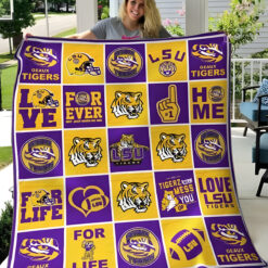 Lsu Tigers 3 Quilt