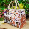 Clemson Tigers Hand Leather Handbag