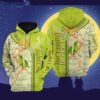 Tinker Bell Zip Hoodie 3D