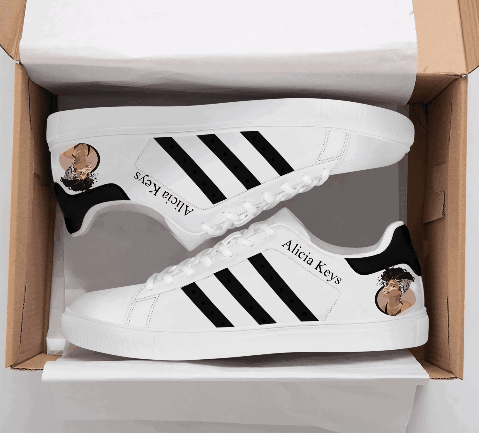 Alicia Keys Stan Smith Shoes 1 Alicia Keys Stan Smith Shoes