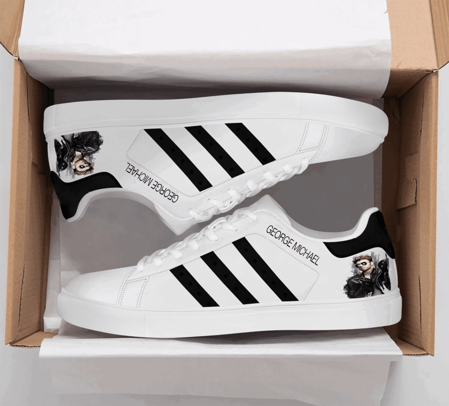 George Michael Stan Smith Shoes 1 George Michael Stan Smith Shoes