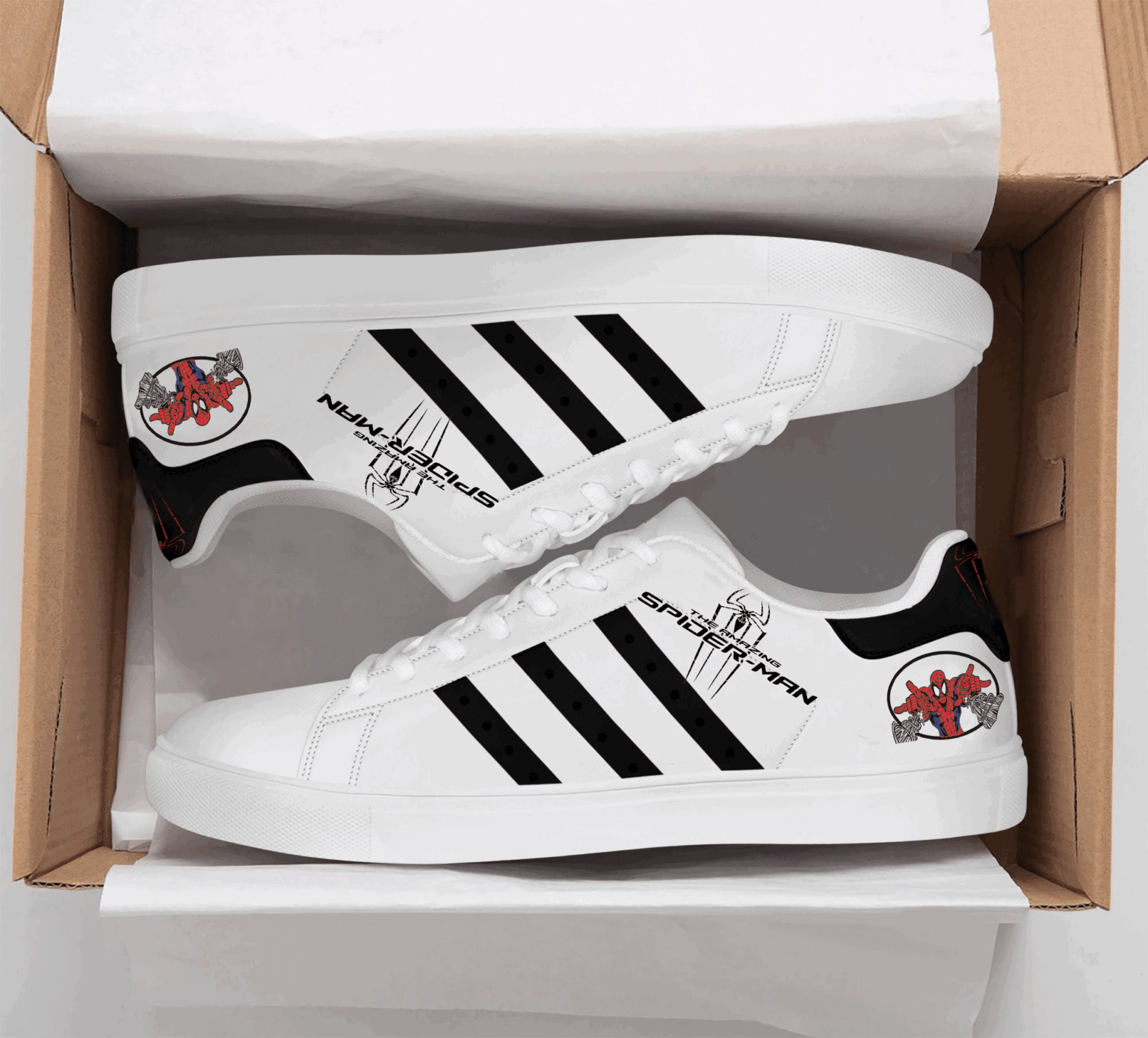 Spider-man Stan Smith Shoes 1 Spider-man Stan Smith Shoes