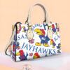 Kansas Jayhawks G 01 Hand Leather Handbag